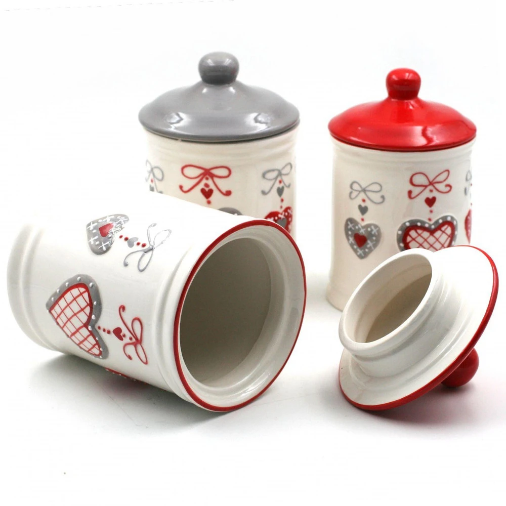 3 Pots à Condiments - Peint à La Main – Image 3