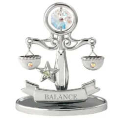 Balance - Signe Du Zodiaque Chromé - Crystocraft