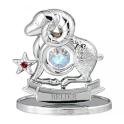 Bélier - Signe Du Zodiaque Chromé - Crystocraft