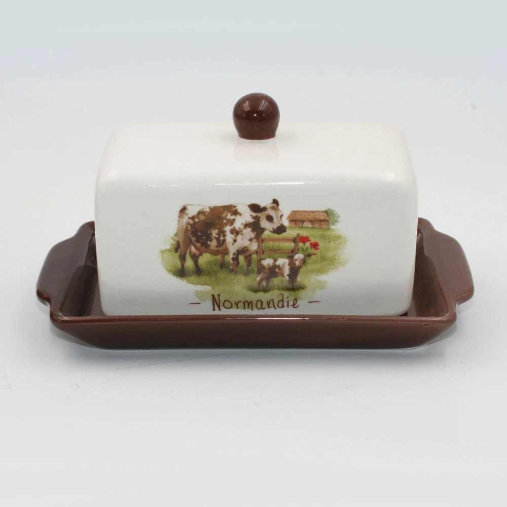 Beurrier En Faience La Ferme Du Pré Fleuri – Image 2