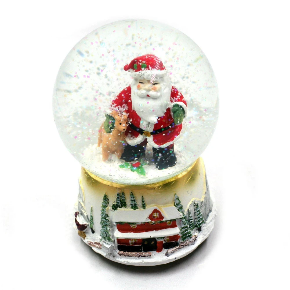 Boule à Neige Musicale Modèle Père Noël