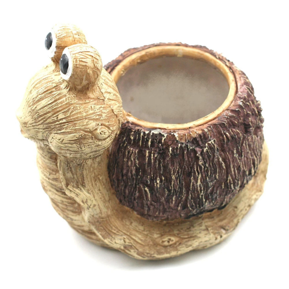 Cache Pot Effet Bois - Escargot – Image 5