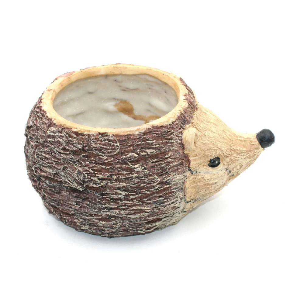 Cache Pot Effet Bois - Hérisson – Image 4