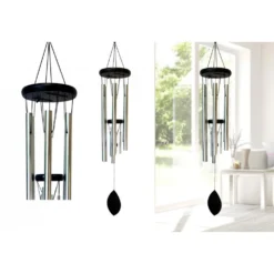 Carillon à Vent Décoratif Zen - Plaque Bois