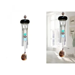 Carillon à Vent Décoratif Zen Texte - Modèle 1