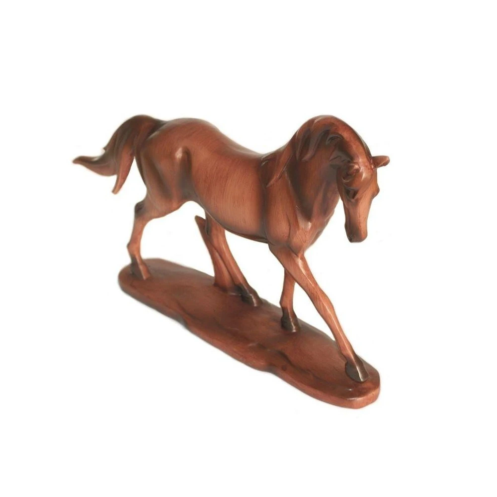 Cheval Au Trot Imitation Bois – Image 4