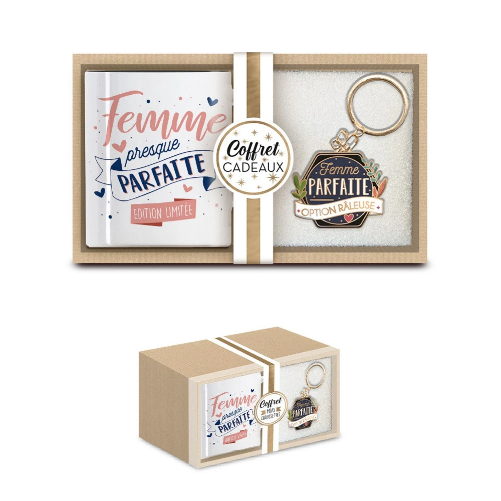 Coffret Mug Et Porte Clés - Femme Parfaite – Image 3