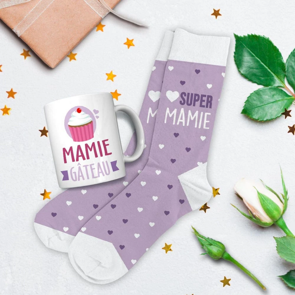 Coffret Mug Et Chaussettes - Mamie – Image 2