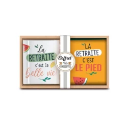 Coffret Mug Et Chaussettes - Retraite Homme