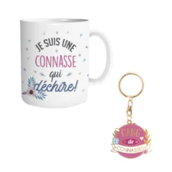Coffret Mug Et Porte Clés - Connasse