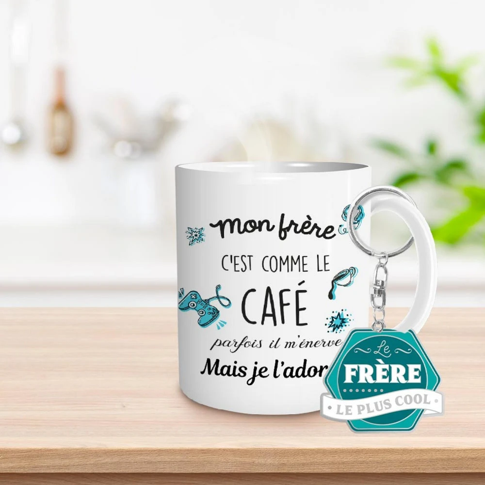 Coffret Mug Et Porte Clés - Mon Frère – Image 2
