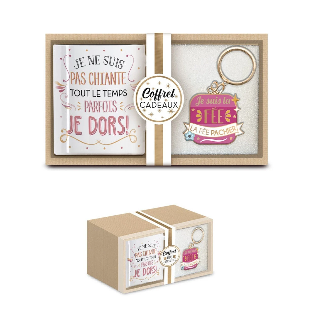 Coffret Mug Et Porte Clés - Je Ne Suis Pas Chiante – Image 3