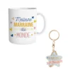 Coffret Mug Et Porte Clés - Marraine