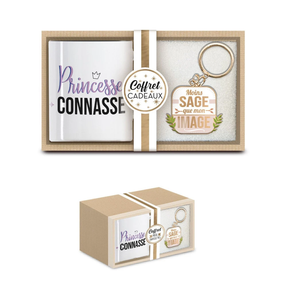 Coffret Mug Et Porte Clés - Princesse Connasse – Image 3