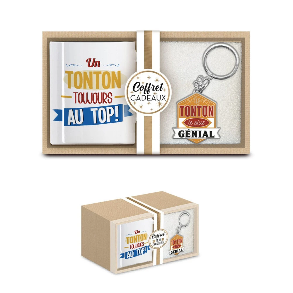 Coffret Mug Et Porte Clés - Tonton – Image 3