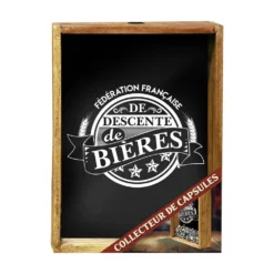 Collecteur De Capsules De Bières En Bois