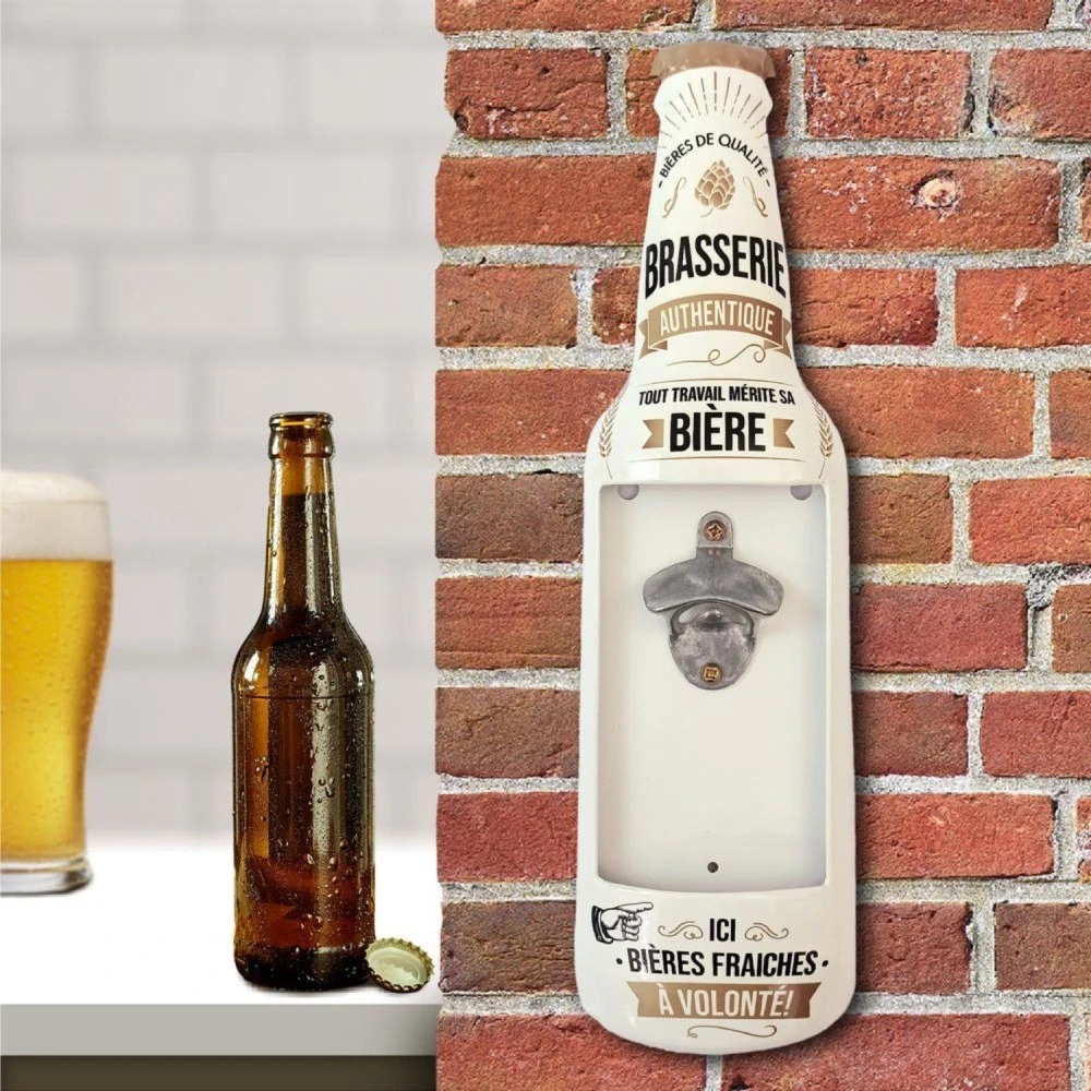 Décapsuleur Mural Bouteille Blanc – Image 3
