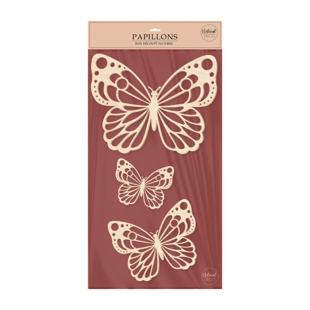 Déco En Bois - Papillons