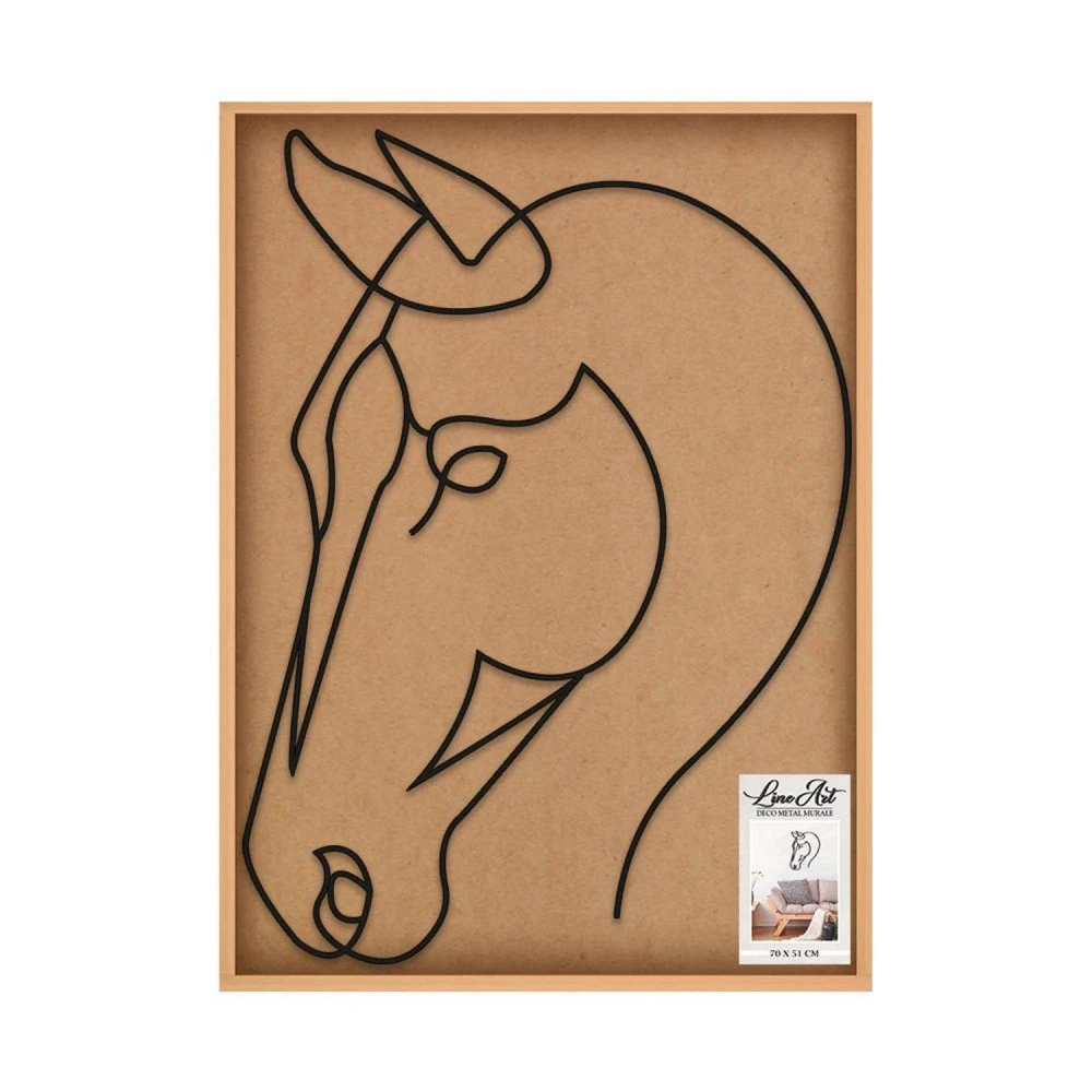 Déco Murale En Métal Cheval - 70 Cm – Image 3