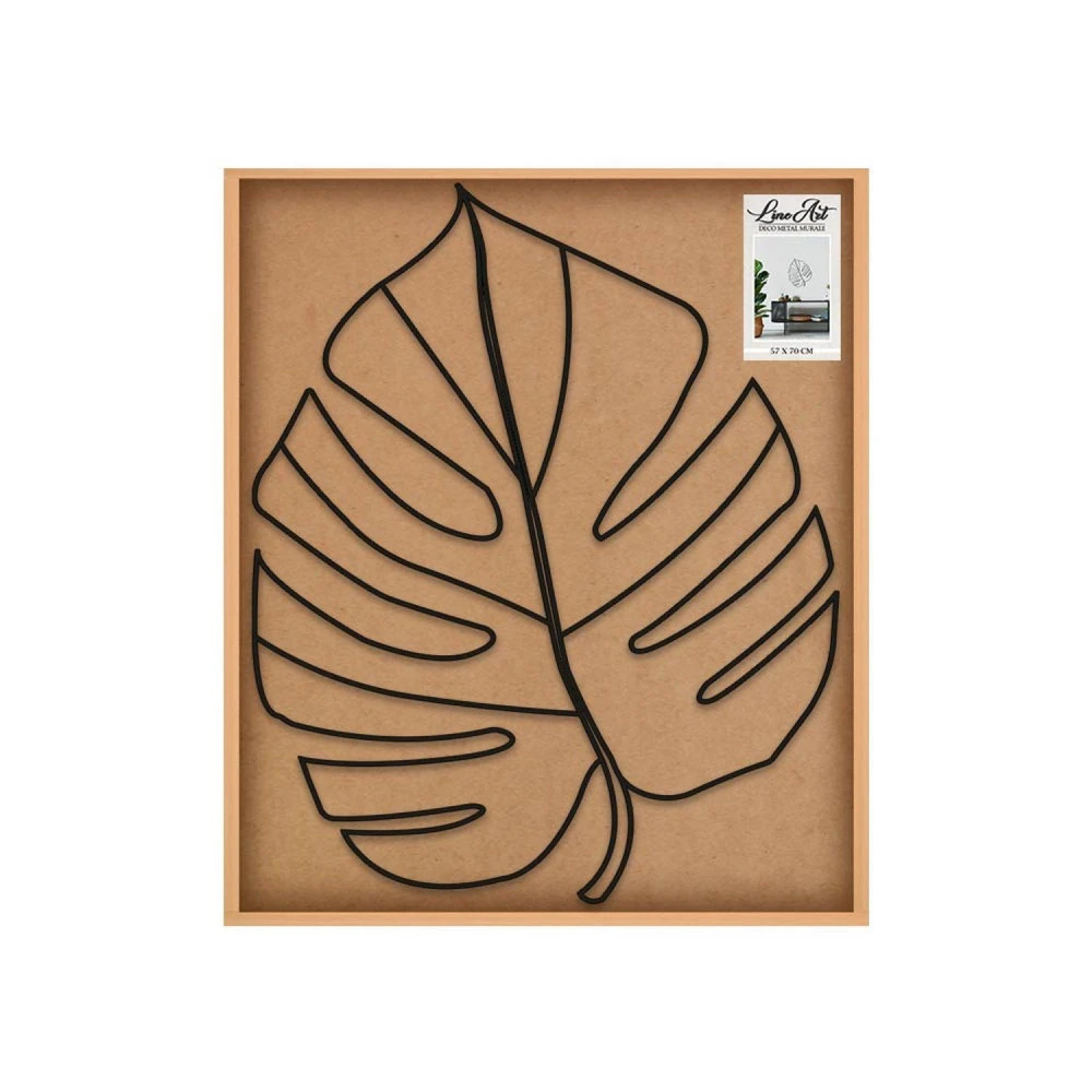 Déco Murale En Métal Feuille De Monstera - 70 Cm – Image 2