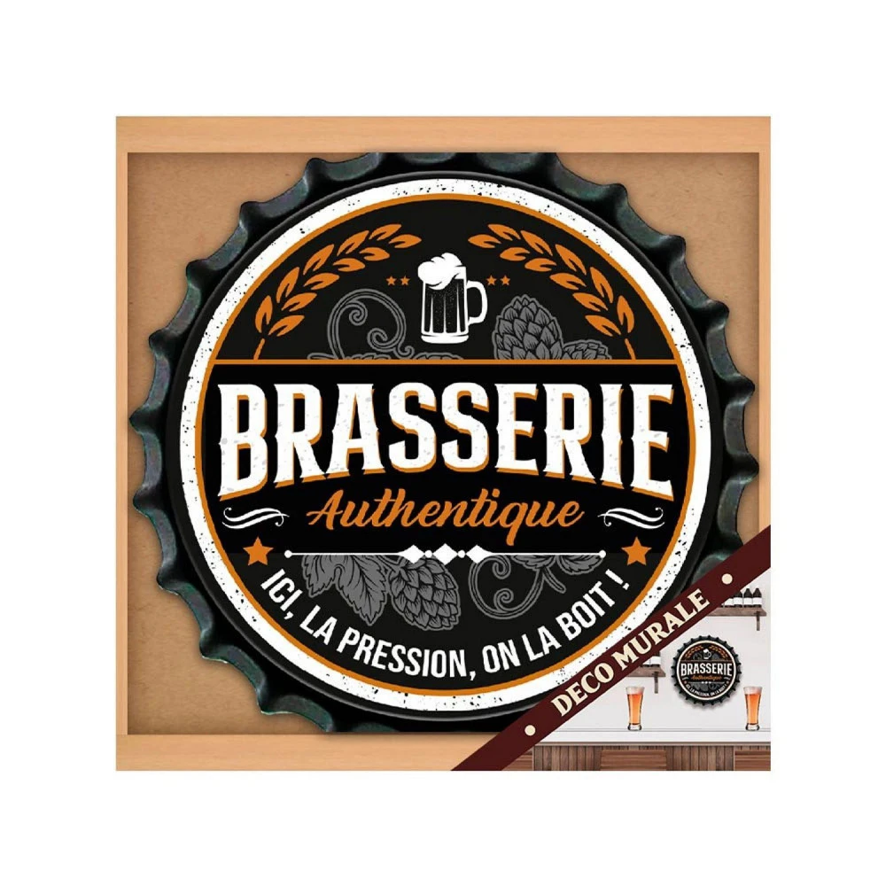 Déco Murale Style Capsule En Métal - Brasserie – Image 3