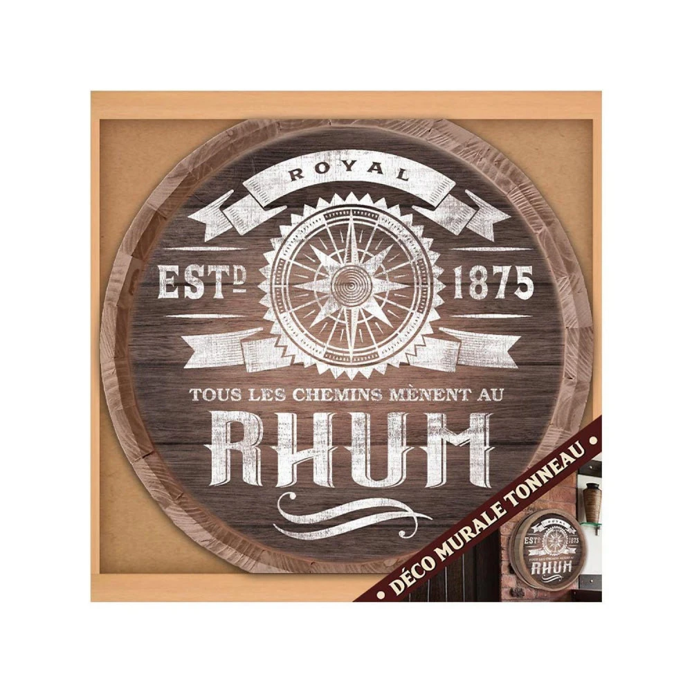 Déco Murale Tonneau De Rhum 40 Cm – Image 3