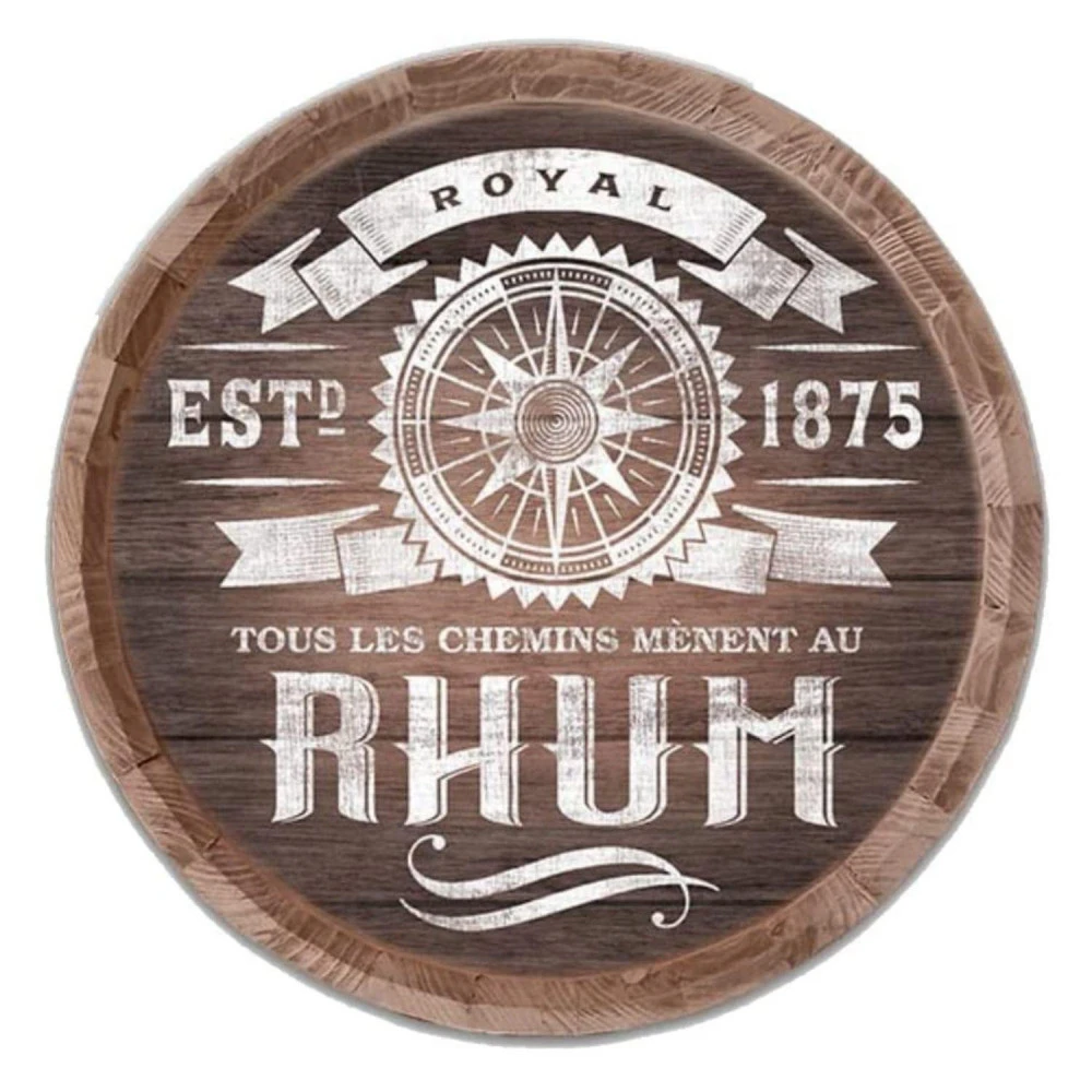 Déco Murale Tonneau De Rhum 40 Cm