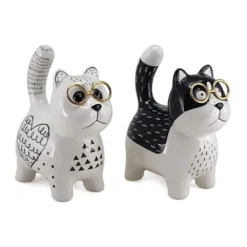 Duo De Chats Soho - Noir Et Blanc