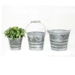 Ensemble Déco De 3 Seaux Avec Anse Bérénice