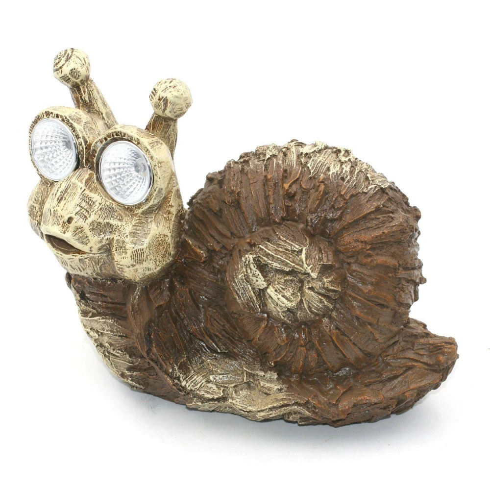 Escargot Effet Bois Solaire Led – Image 2