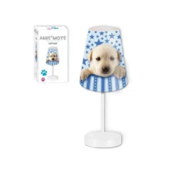 Lampe Chien Etoiles Bleues - Collection AMIS MOTS
