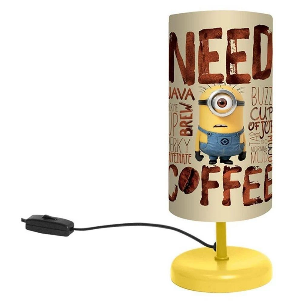 Lampe De Chevet Minion 29 Cm NEED COFFEE- Moi, Moche Et Méchant – Image 2