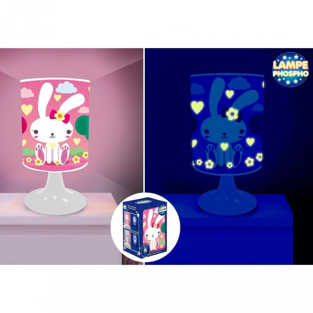 Lampe Phosphorescente - Lapin Et Coeurs – Image 2