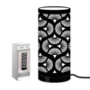Lampe Tube 15x33 Cm Fleurs Graphique