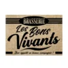 Lot De 6 Sets De Table - Brasserie Les Bons Vivants