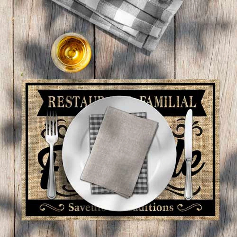 Lot De 6 Sets De Table - La Fringale – Image 2