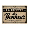 Lot De 6 Sets De Table - La Recette Du Bonheur