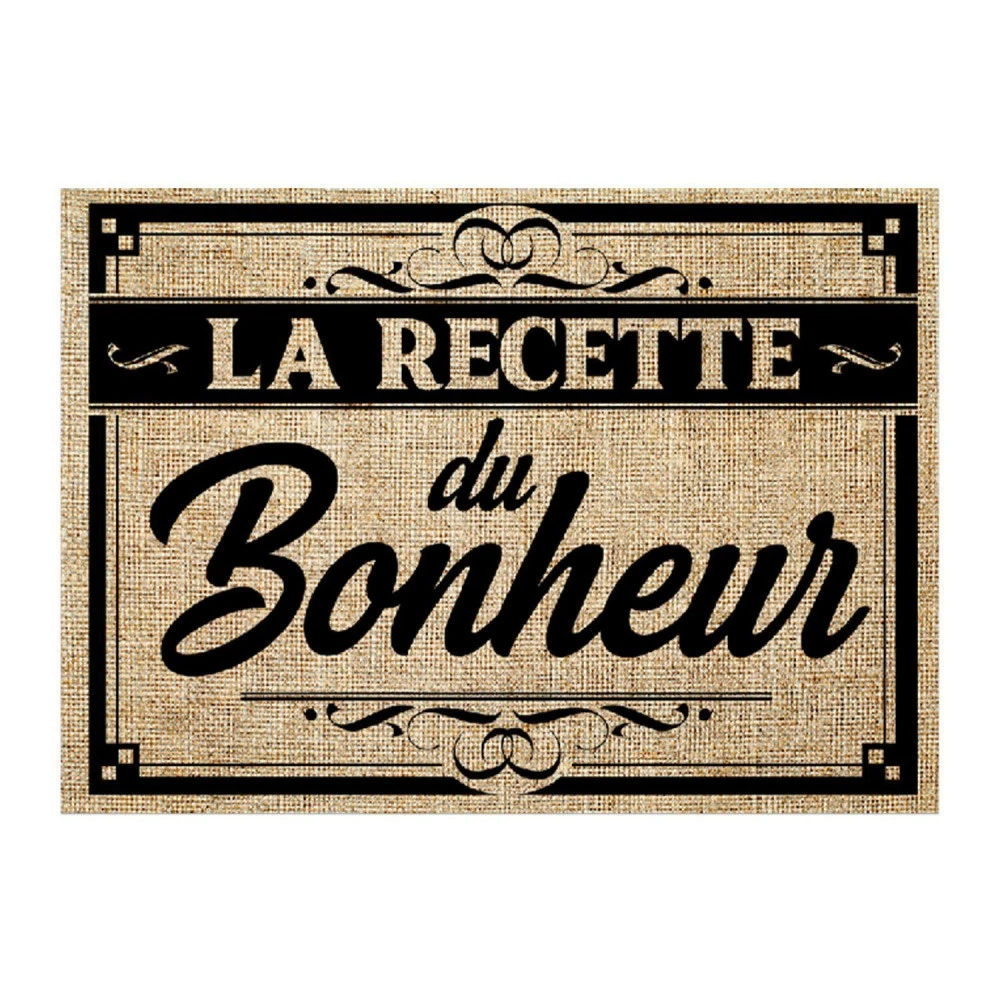 Lot De 6 Sets De Table - La Recette Du Bonheur