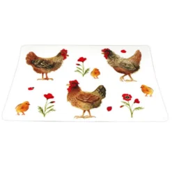 Lot De 6 Sets De Table Poules - Georgette
