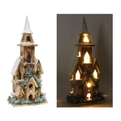 Maison En Bois Lumineuse 50 Cm
