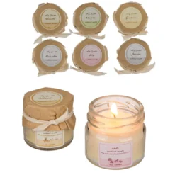 Mini Bougies Senteurs à La Cire Naturelle - Lot De Six Parfums