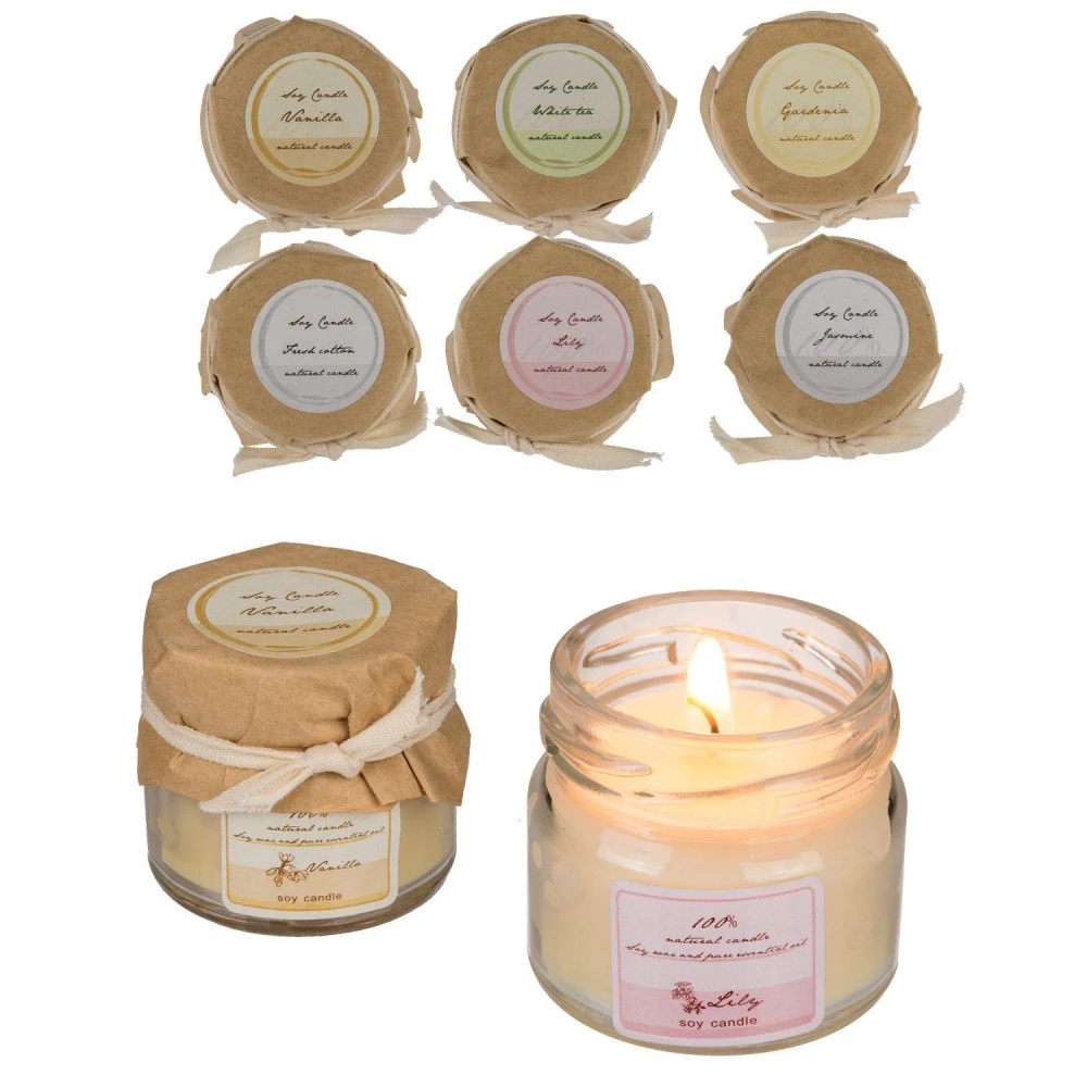 Mini Bougies Senteurs à La Cire Naturelle - Lot De Six Parfums