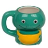 Mug Avec Poche à Biscuit - Dinosaure Vert