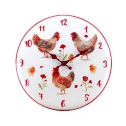 Pendule En Métal 28.5 Cm - Georgette