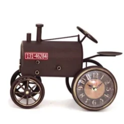 Pendule Originale Tracteur Marron