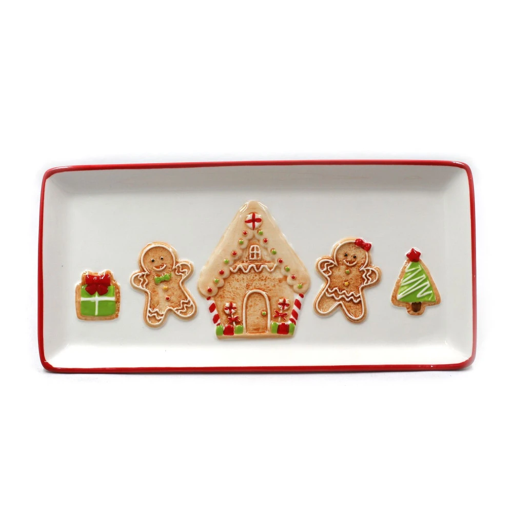 Plat à Cake Céramique - Biscuits Mannele 29 Cm – Image 3