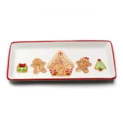 Plat à Cake Céramique - Biscuits Mannele 29 Cm