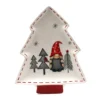 Plat En Forme De Sapin Lutin Nordique - 27 Cm