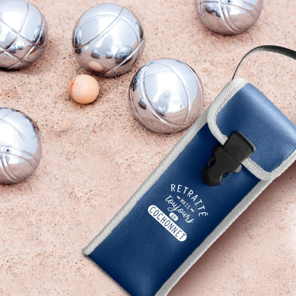 Pochette Pour Triplette De Pétanque - Retraité Mais Toujours Au Cochonnet – Image 2