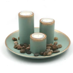 Porte Bougies Modèle Clair - Plateau Ovale